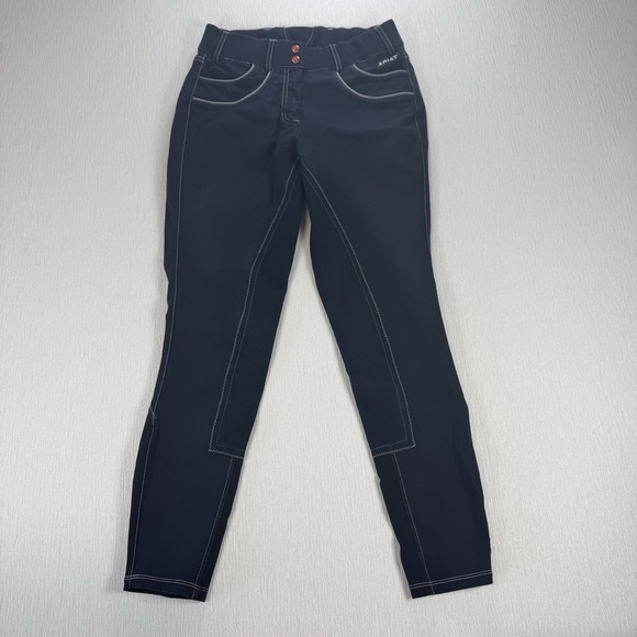 Ariat Pants - Ariat Pro Series Breeches Women 26 R Black Tri Factor Grip Full Seat Riding Pant